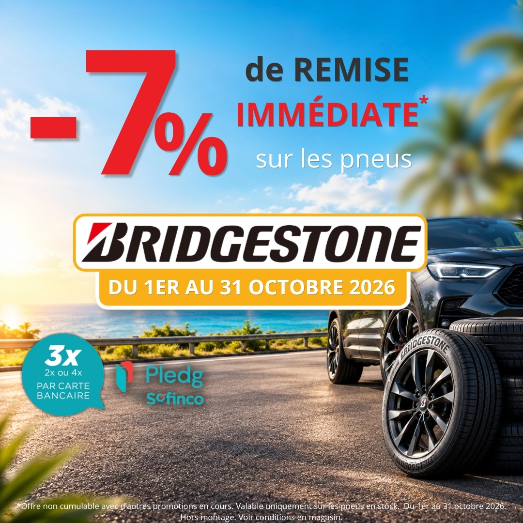 Bridgestone en promo !