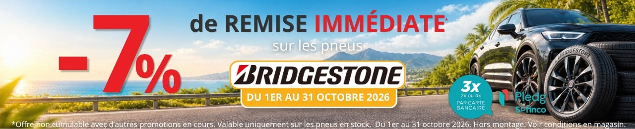Bridgestone en promo !